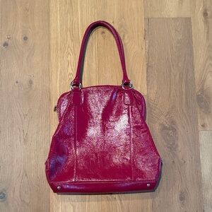 HOBO Shiny dark Fushia Shoulder Bag